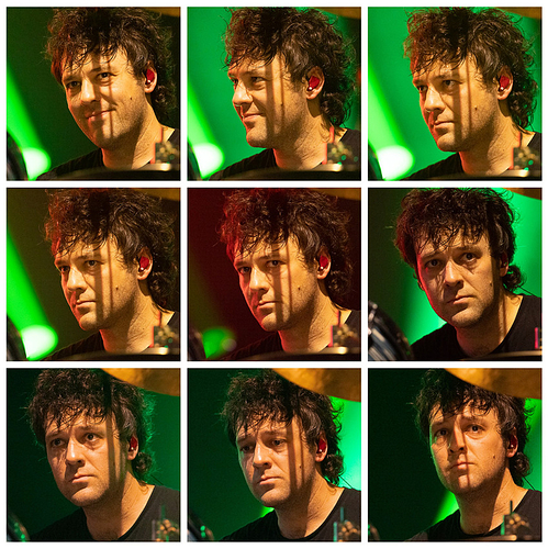 (title: from "what a nice drummer am I, uh? what you reckon" to "what song is next? Oh. Crumbling Castle. I see" in 14s)