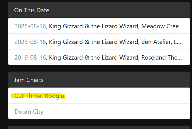 Jam Charts Cut Throat2